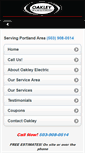 Mobile Screenshot of oakleyelec.com